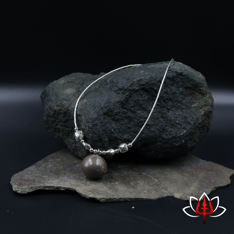 Elegant Silver Bead Pendant Chain – Trishul Silvers