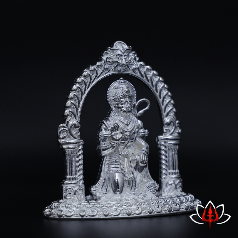 Exquisite Silver Hanuman Idol – Symbol of Strength and Devotion