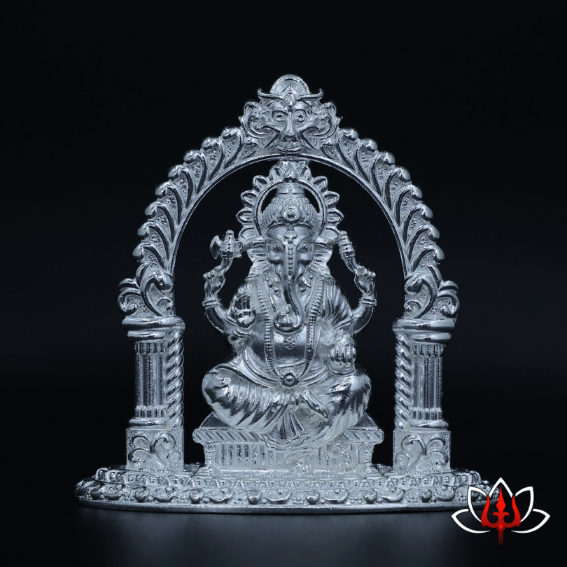 Exquisite Silver Ganesha Idol – The Harbinger of Prosperity & Wisdom