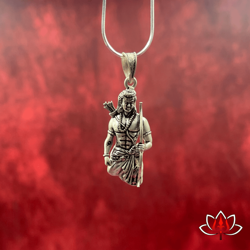 Lord Rama Silver Pendant