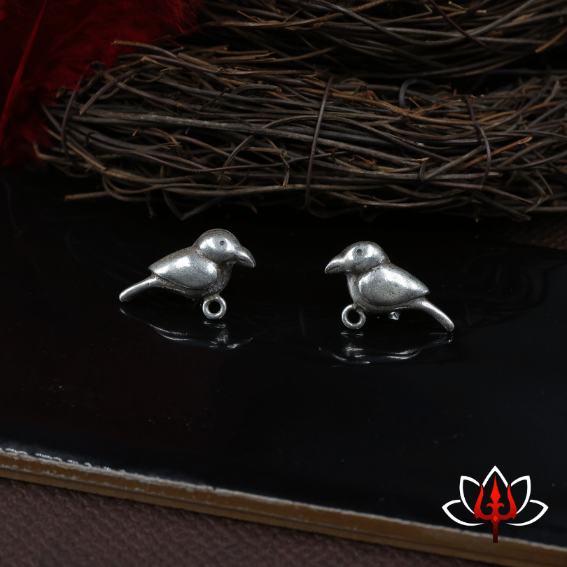 Elegant Bird Sterling Silver Earrings