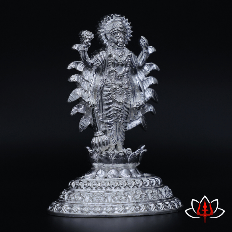 Divine Silver Satyanarayana Swami Idol – Embodiment of Truth and Prosperity