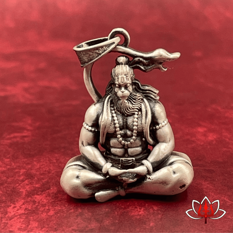 Lord hanuman Silver Pendant